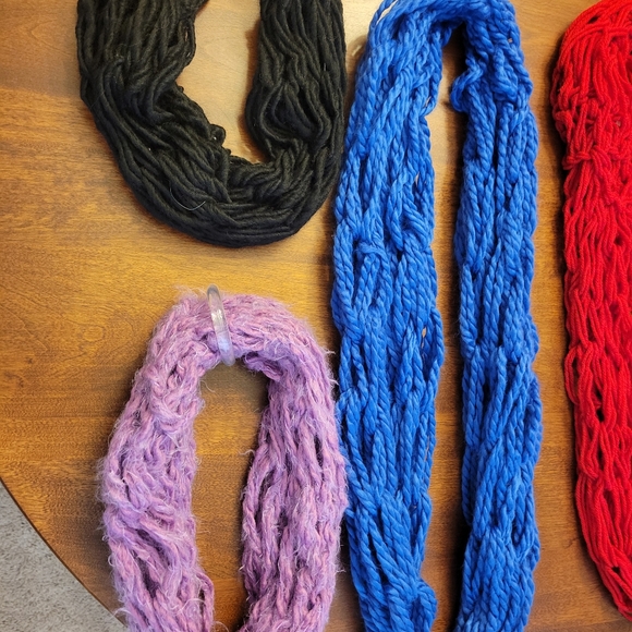 Hand Knitted Infinity Scarves - Picture 2 of 2